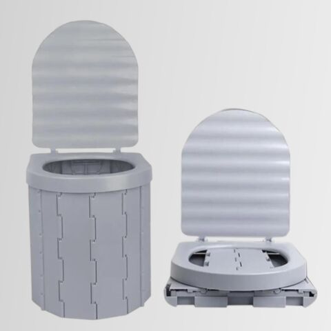 Madfox Bi-Pot Katlanır Portatif Kamp Tuvaleti [WC] GRİ