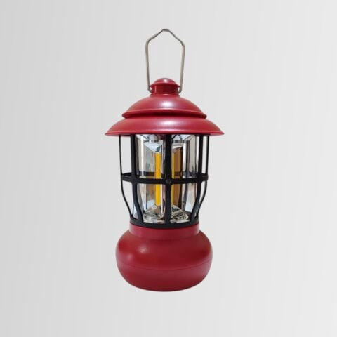 Madfox Atmosphere Glamping Kamp Lambası 250 Lümen Kırmızı