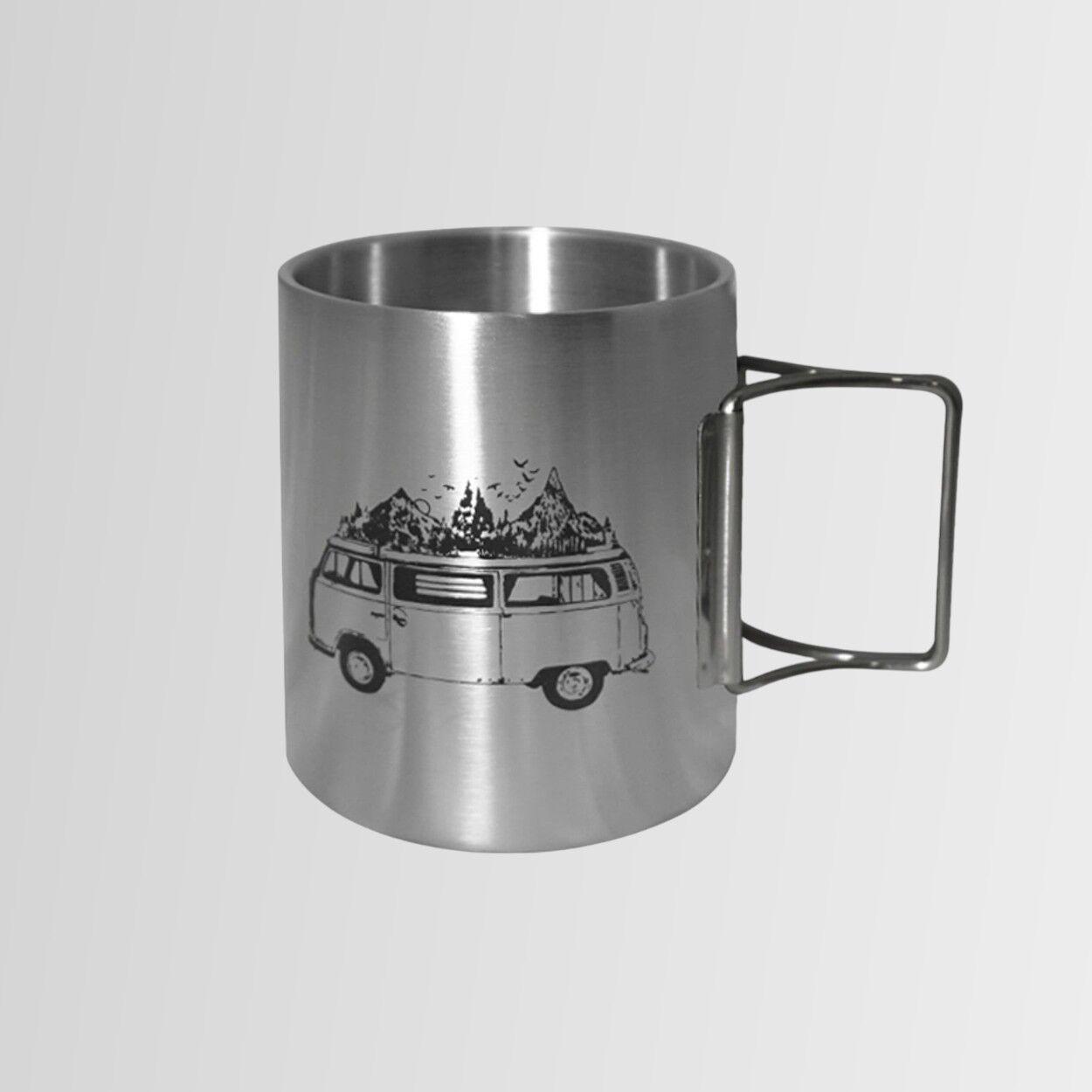 Orcamp Katlanır Saplı Çelik Kupa Karavan