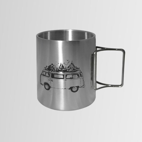 Orcamp Katlanır Saplı Çelik Kupa Karavan