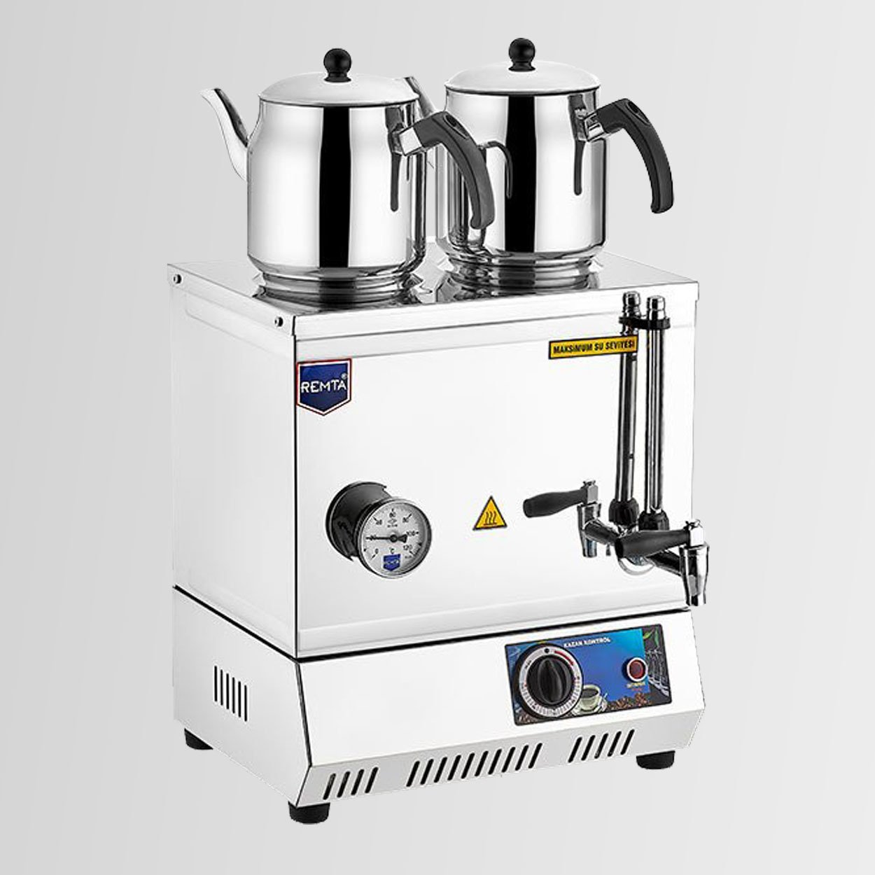 Remta EP05 40 Model Çift Demlikli Elektrikli Pleytsiz Çay Ocağı - Kahveci Takımı 28 lt 2000 W