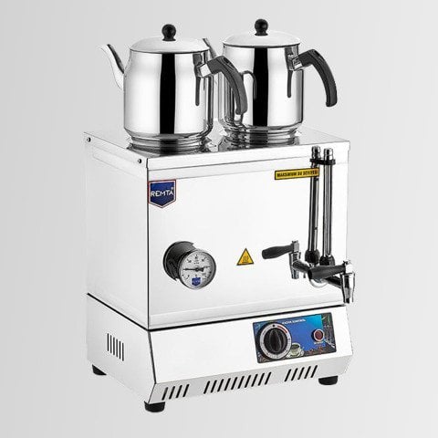 Remta EP05 40 Model Çift Demlikli Elektrikli Pleytsiz Çay Ocağı - Kahveci Takımı 28 lt 2000 W