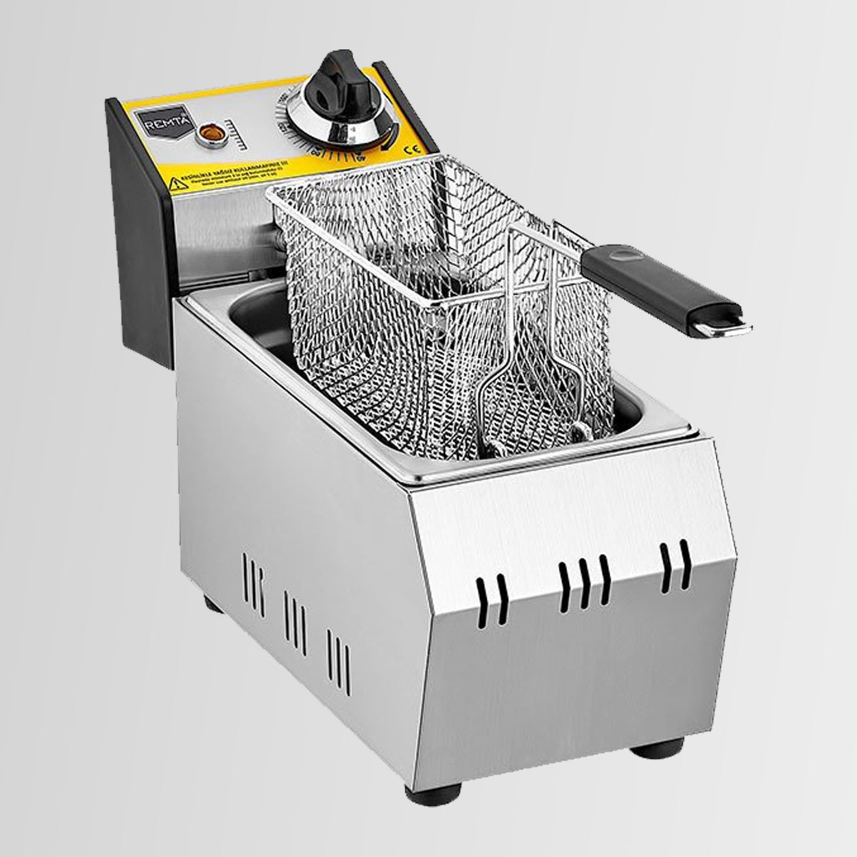 Remta R90 3 lt Tekli Kapaklı Elektrikli Fritöz 2500 W