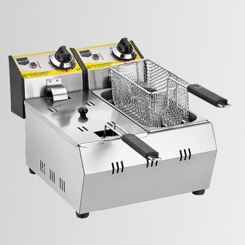 Remta R92 3 + 3 lt İkili Kapaklı Elektrikli Fritöz 5000 W
