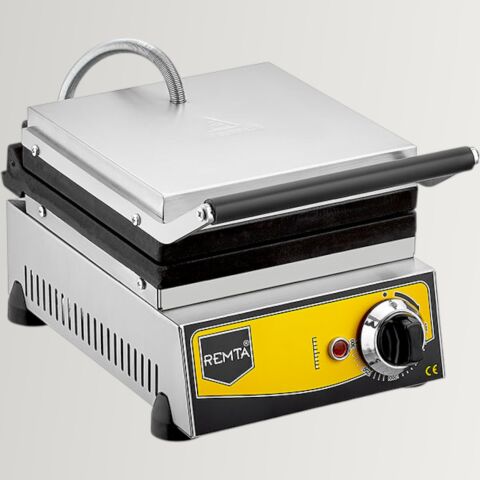 Remta Döküm Kare Model Waffle Makinası Elektrikli - W10