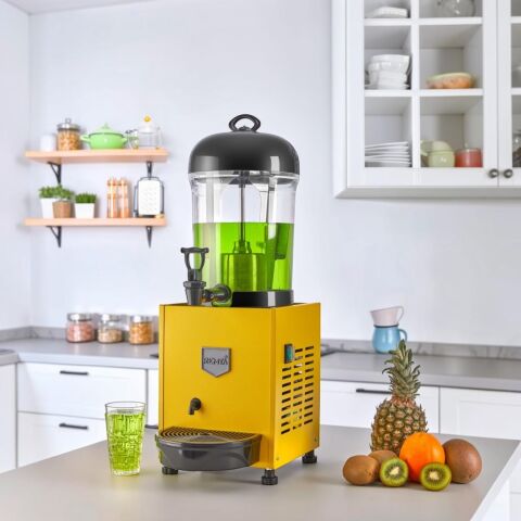 Remta ST18 Tekli Mini Şerbet Soğutucu 7 lt Sarı