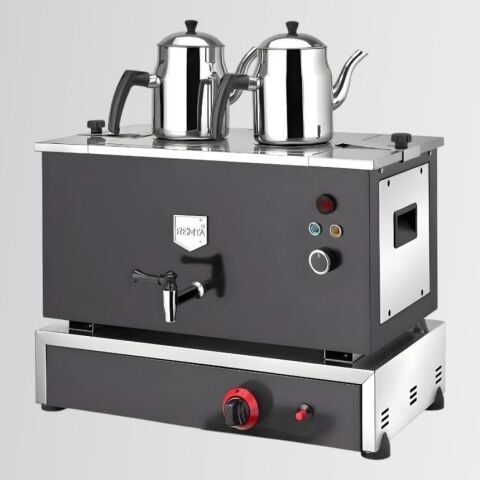 Remta N11(EL) Çift Cidar 2 Demlik Çay Ocağı Doğalgazlı + Elektrikli (CE)