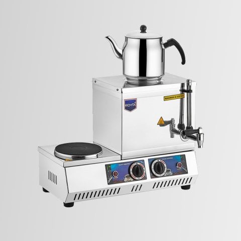 Remta K30 15 Model Tek Demlikli Elektrikli Çay Ocağı - Kahveci Takımı 13 lt 1500 W