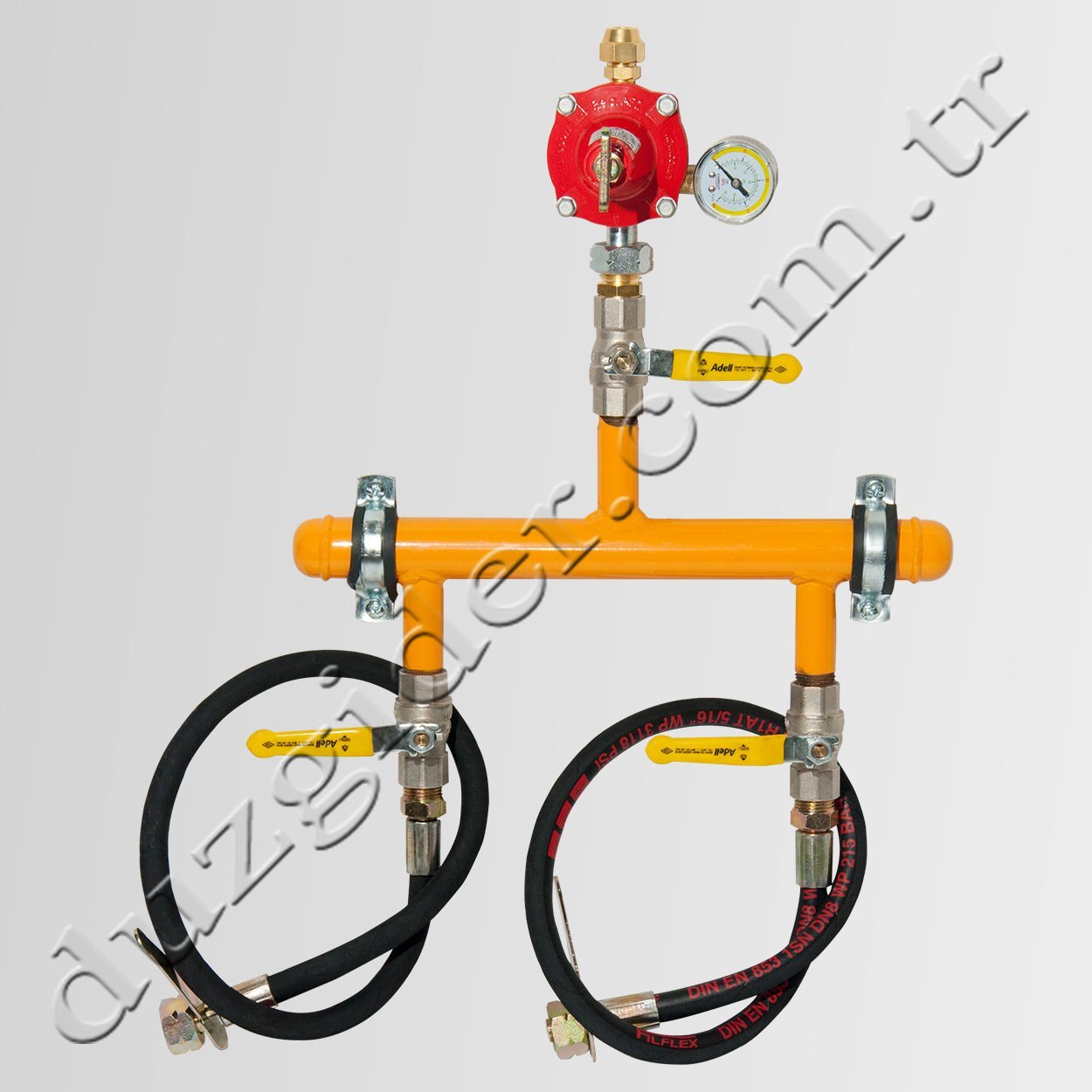İkili Propan Kollektör Seti (Dik) Sıvı Conta Hediyeli (KOMBİ İÇİN DEĞİLDİR)
