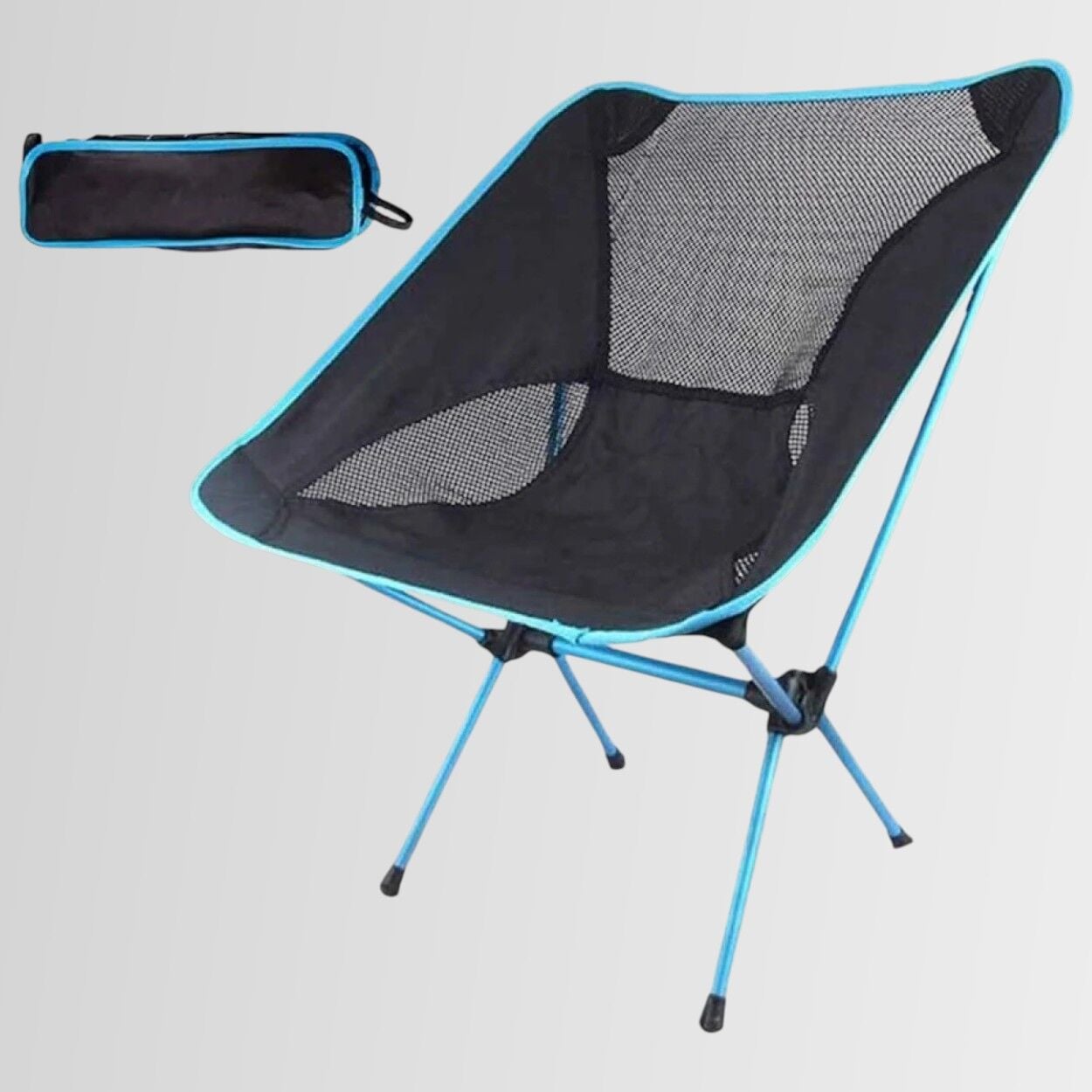 FUNKY CHAIRS Ultralight 900 gr Alüminyum Katlanır Kamp Sandalyesi - Mavi
