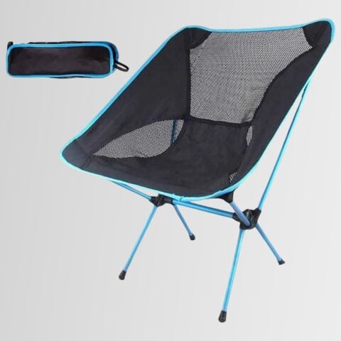FUNKY CHAIRS Ultralight 900 gr Alüminyum Katlanır Kamp Sandalyesi - Mavi