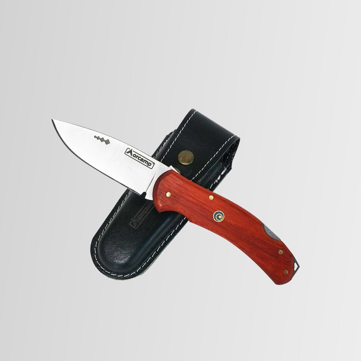 Orcamp Taşıma Çantalı Çakı 15 cm Kahverengi