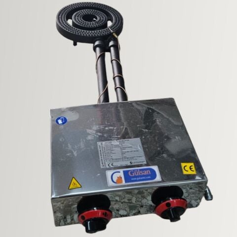 Gülsan Yüksek Kapasiteli Seyyar Kazan Altı Pişirme / Kaynatma / Kavurma Doğalgazlı Ocak Brülörü 7 KW (CE Belgeli)