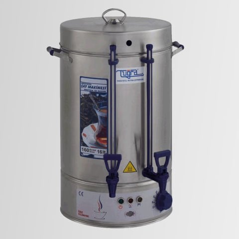 Elektrikli Semaver 160 Bardak Tuğra Çay Otomatı