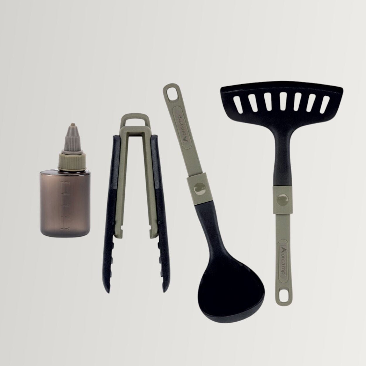 Orcamp OUT-1352 Silva Mutfak Seti ( Kepçe - Spatula - Maşa - Şişe )