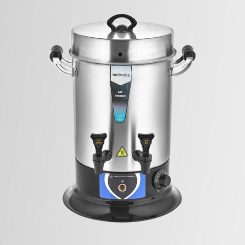 Midinoks MD.R15 250 Bardak Standart Elektrikli Çay Makinesi Semaver 22 LT