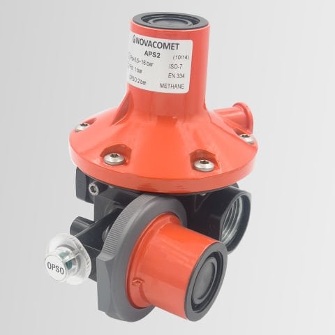 250 kg/h APS-2000 Shut Off Regülatör Novacomet Dedantör Tüp Başlığı