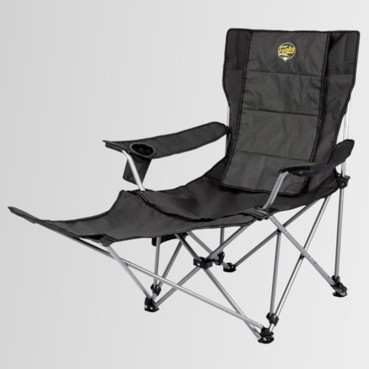 FUNKY CHAIRS Lazy 4 Yatabilen Kamp Sandalyesi Antrasit