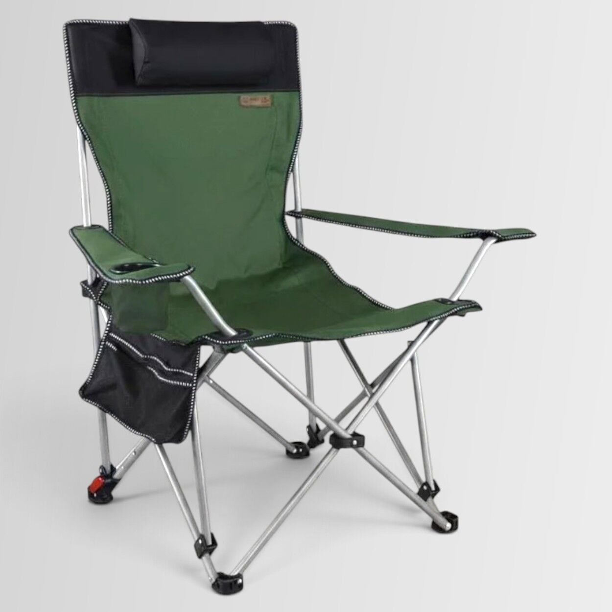 Madfox Prowler Katlanabilir 3 Kademeli Yatabilen Kamp Sandalyesi - Şezlong Green/Black