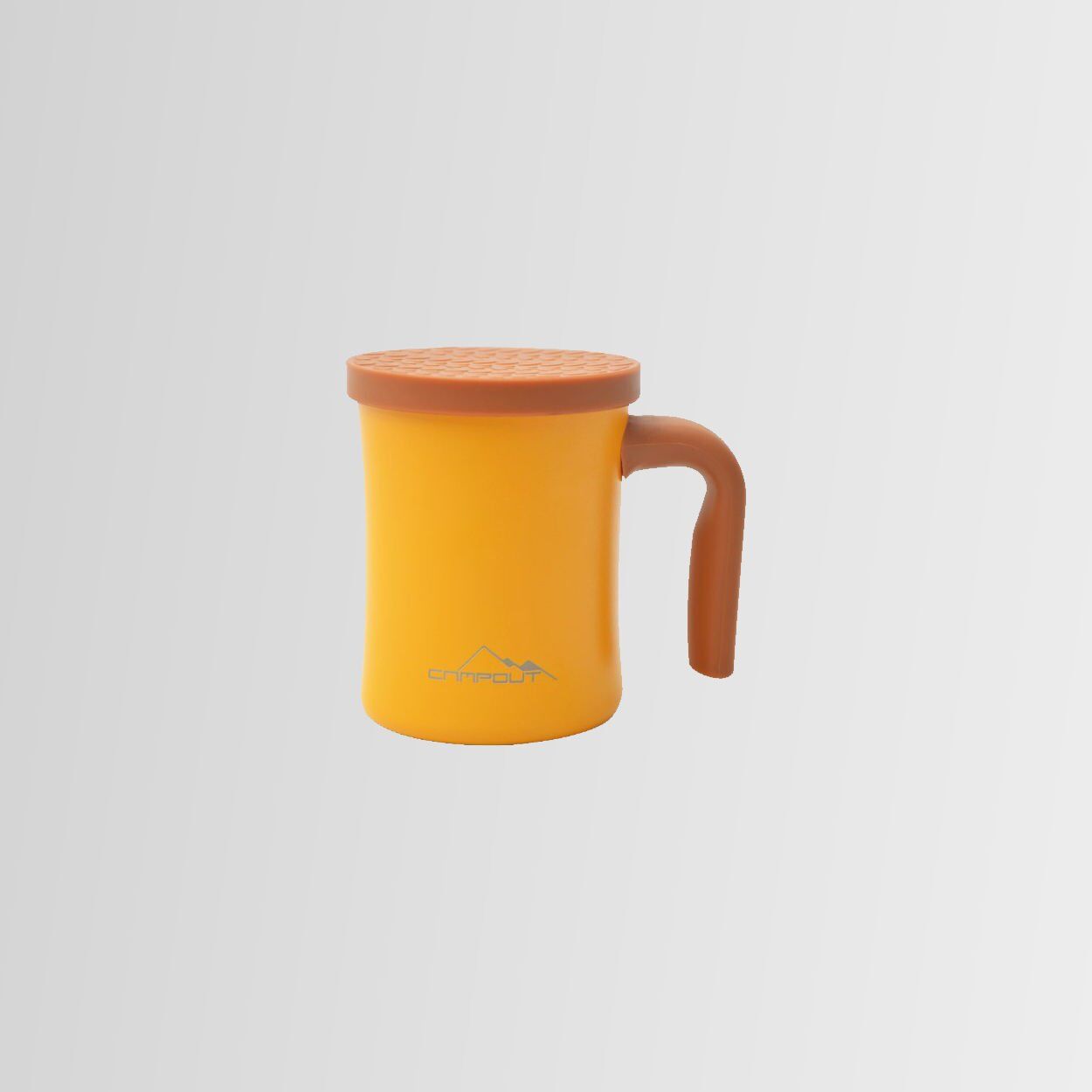 Nurgaz NG 174-S Campout Çift Katmanlı Termos Kamp Bardak Kupa Sarı