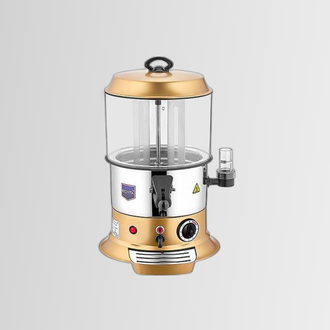 Remta REM.CS9 Elektrikli Çelik Model Sahlep ve Sıcak Çikolata Isıtıcı Gold 5 LT 1100 W