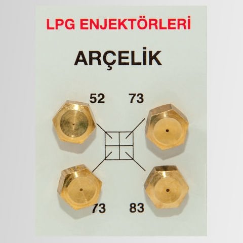 Arçelik LPG Enjektör Meme Takımı (10 ADET)