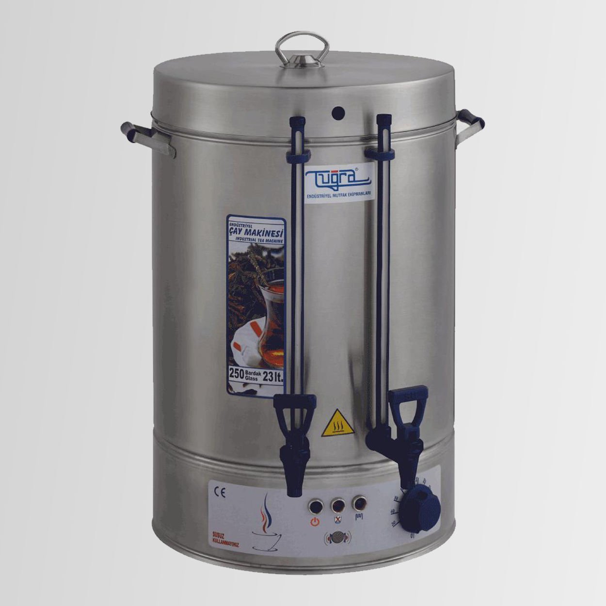 Elektrikli Semaver 250 Bardak Tuğra Çay Otomatı