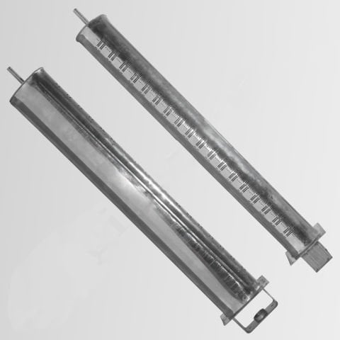 60 cm Atmosferik Lazer Brülör Krom