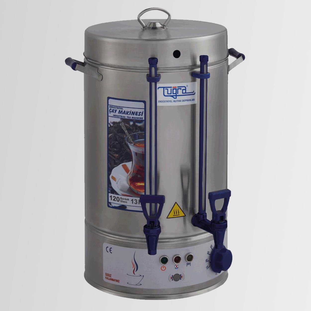 Elektrikli Semaver 120 Bardak Tuğra Çay Otomatı