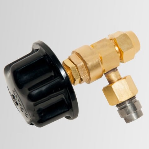 3/8' Metal Düğmeli Kaynaklı Kuzine Musluk