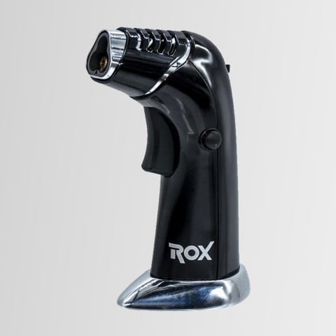 Rox BS-830 Camping Üç Alev Çıkışlı Torch Bütan Gazlı Kamp Pürmüz Başlığı Çok Amaçlı Çakmaklı