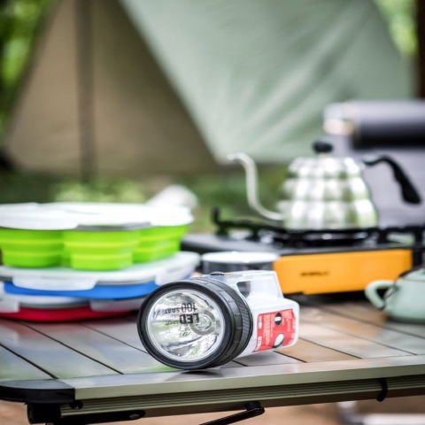 Nurgaz NG-181 Campout Pilli Led Kamp EL Feneri Suya Dayanıklı
