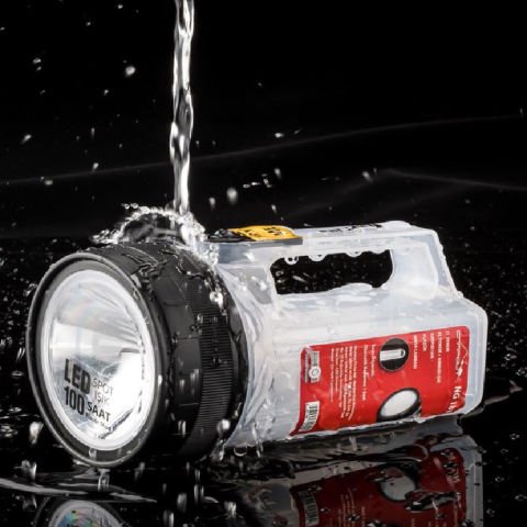 Nurgaz NG-181 Campout Pilli Led Kamp EL Feneri Suya Dayanıklı