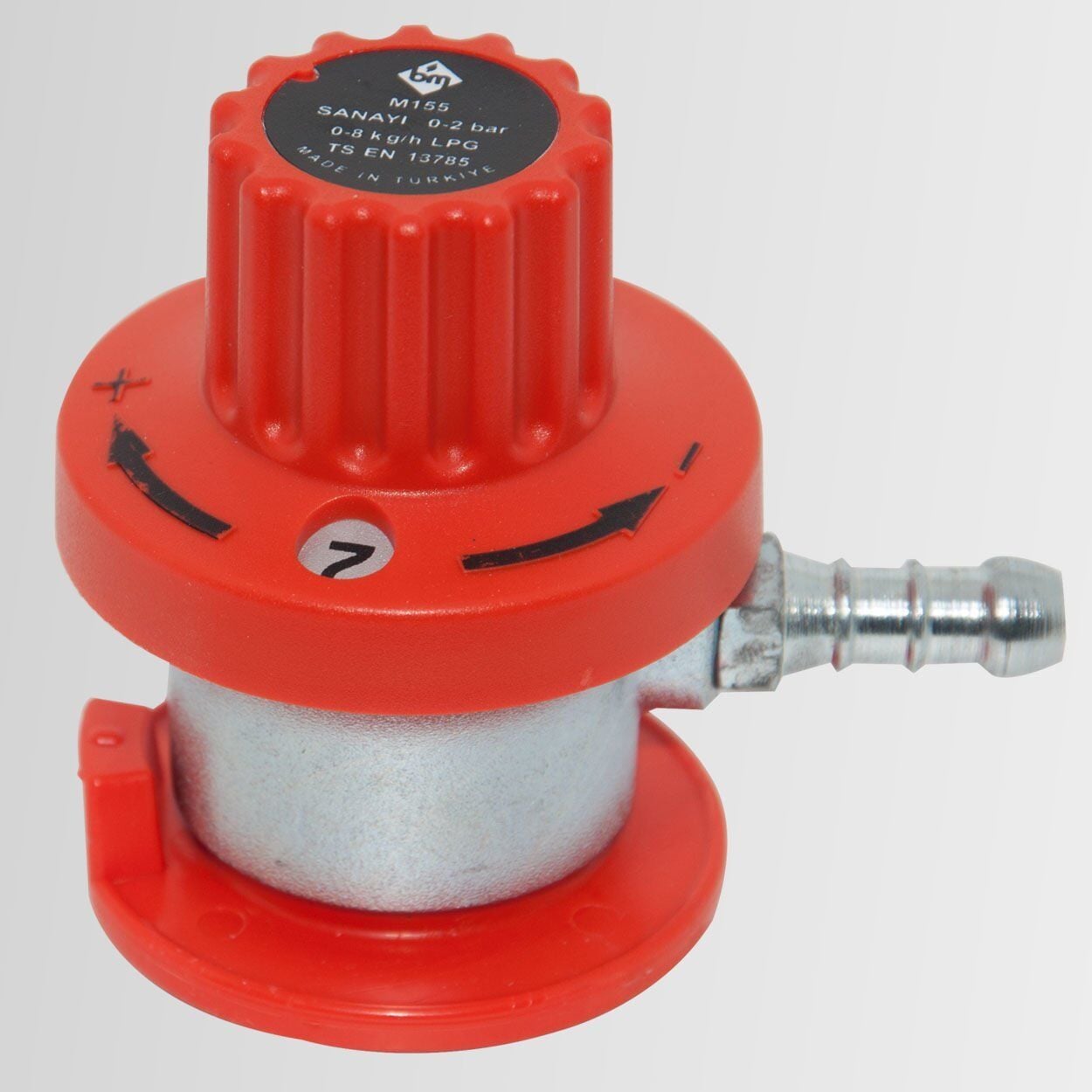 Şişman Yüksek Basınç Numaralı LPG Sanayi Regülatörü Dedantör Büro Mekaniker