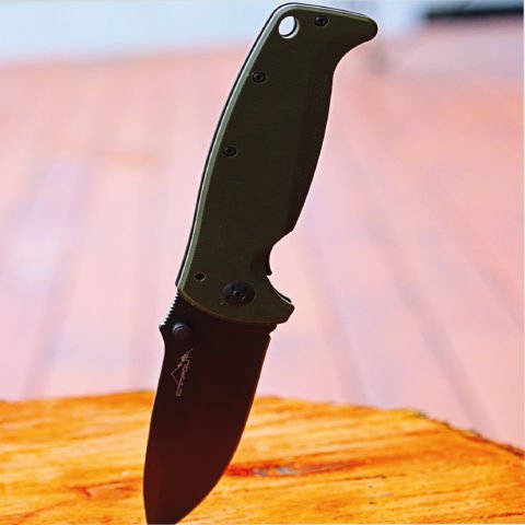 Nurgaz NG-C003 Campout Çelik Bıçak - Çakı Göktuğ Özel Kutulu