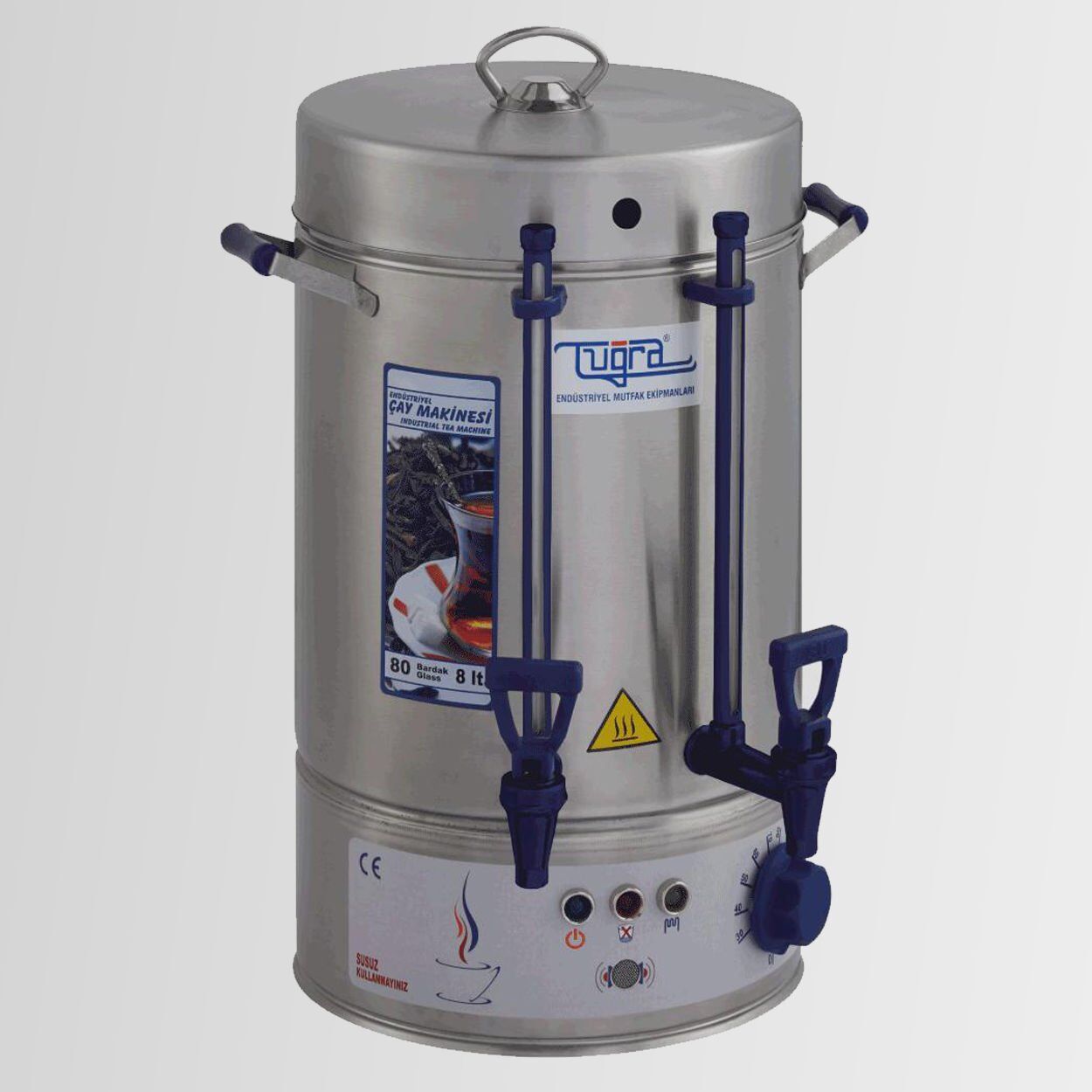 Elektrikli Semaver 80 Bardak Tuğra Çay Otomatı