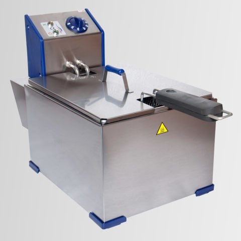 Elektrikli 2500 WATT 5 Litre 1/2' Tek Gastronom Küvetli Fritöz