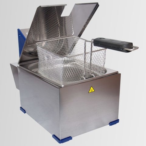 Elektrikli 2500 WATT 5 Litre 1/2' Tek Gastronom Küvetli Fritöz