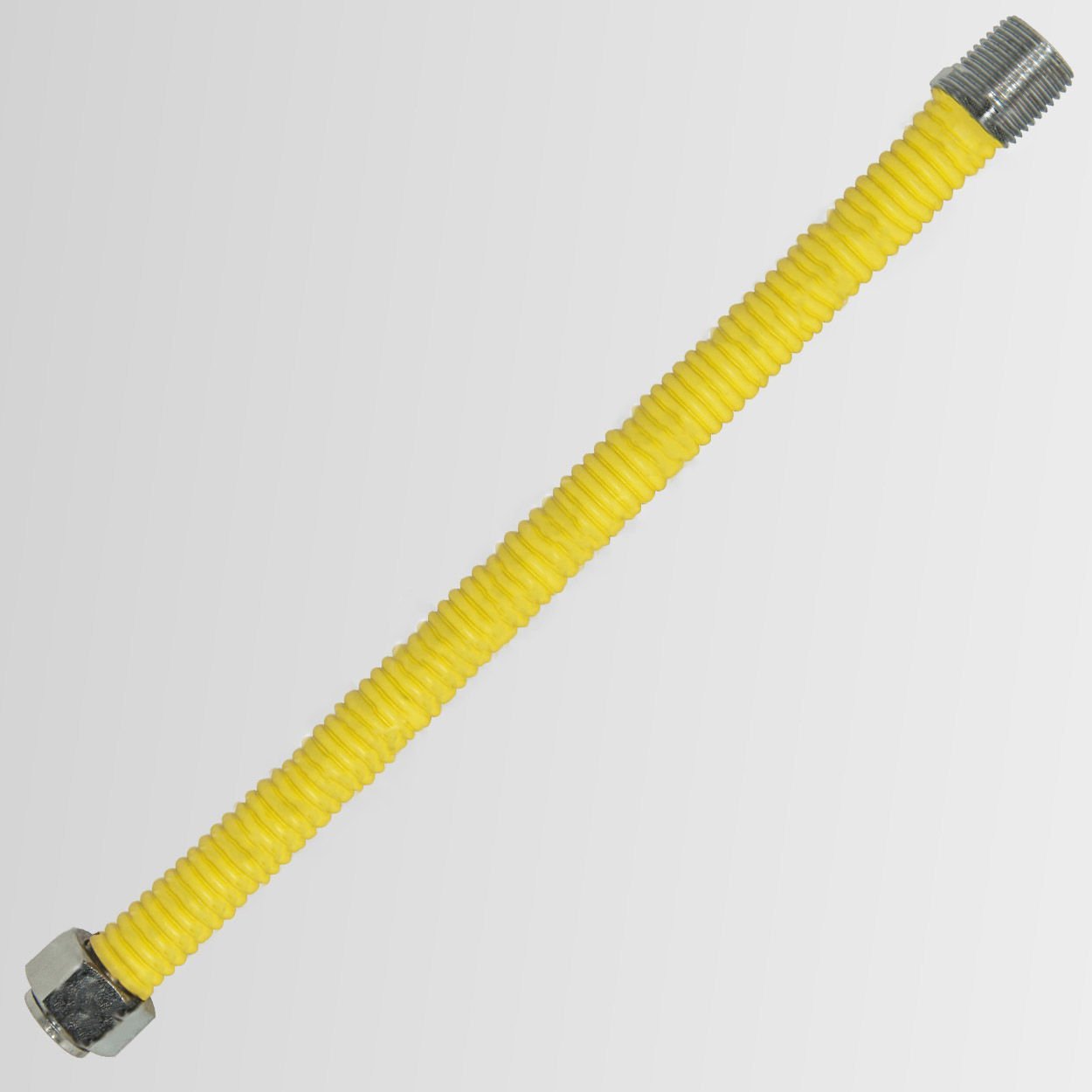 TS13890 3/4'-3/4' 90 cm Paslanmaz Makaronlu Yeni Tip Kombi & Şofben Flex Hortumu