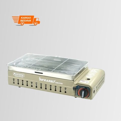 CK-507 Orcamp Portatif Kamp Ocak Izgara Çantalı BEJ