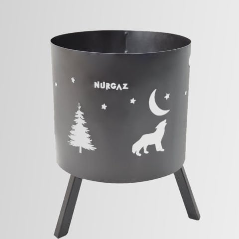 Nurgaz NG N066 Kamp Orman Şöminesi Izgaralı