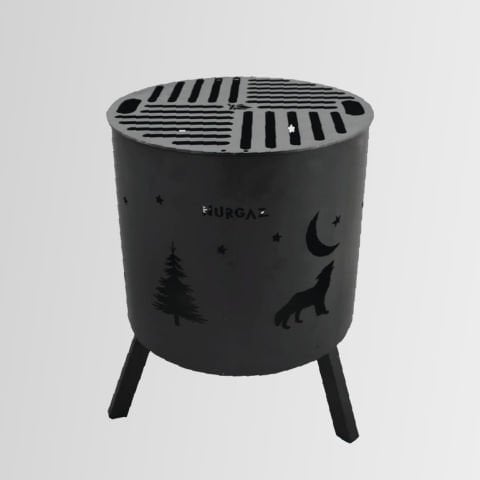 Nurgaz NG N066 Kamp Orman Şöminesi Izgaralı