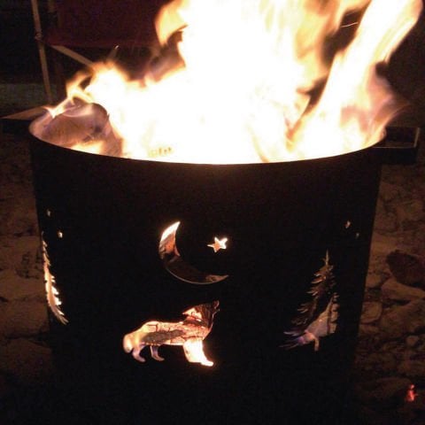 Nurgaz NG N066 Kamp Orman Şöminesi Izgaralı