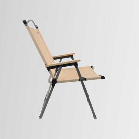 Nurgaz Campout Katlanır Bafa Kamp Sandalyesi krem