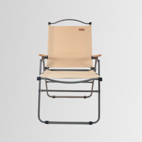 Nurgaz Campout Katlanır Bafa Kamp Sandalyesi krem