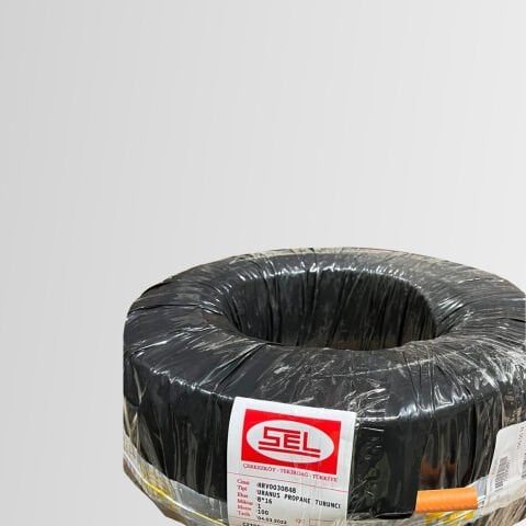 10 Metre Uranüs Propane / Lpg Sanayi Tip Kaynak Hortumu Yanmaz 08 mm (8*15)