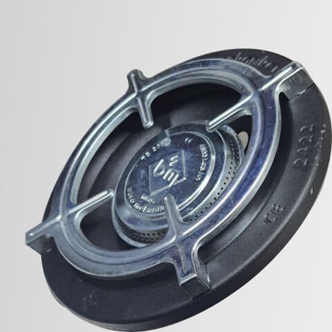 Büro Mekaniker Euro Süper Turbo Kamp Ocak Siyah/Mat