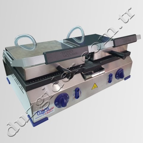 Tuğra TE-7750 Çift Baskılı 8+8 Dilim Sanayi Tipi Döküm Elektrikli Eko Tost Makinası
