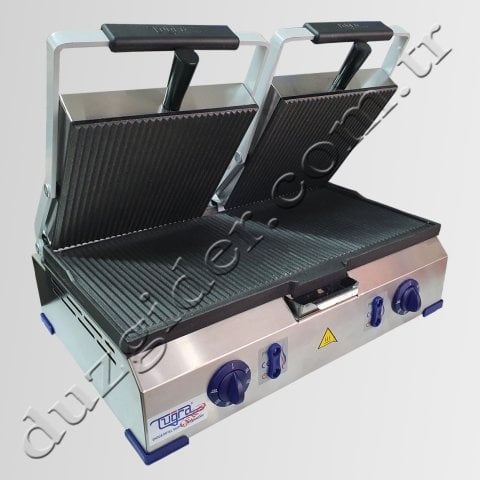 Tuğra TE-7750 Çift Baskılı 8+8 Dilim Sanayi Tipi Döküm Elektrikli Eko Tost Makinası