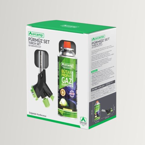 CX-500 Orcamp Çakmaklı Firebird Torch Pürmüz Set